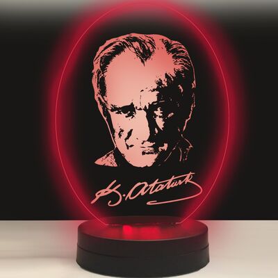 Atatürk 3D Led Gece Lambası