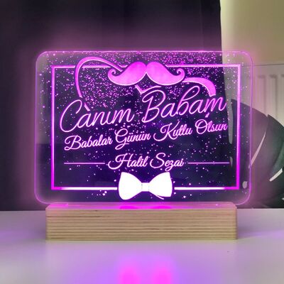 Canım Babam Led Gece Lambası