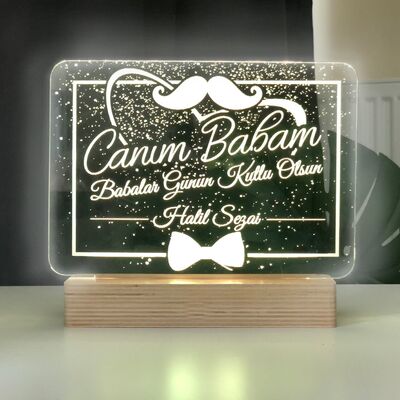 Canım Babam Led Gece Lambası