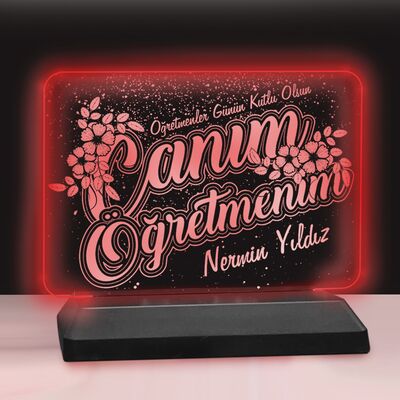 Canım Öğretmenim Led Gece Lambası