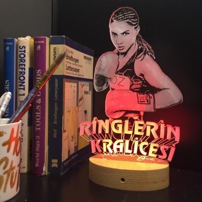 Kişiye Özel Profil Modelli 3 Boyutlu Yazılı Lamba