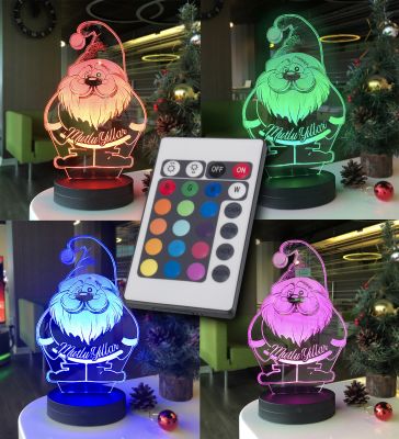 Noel Baba 3d Led Gece Lambası