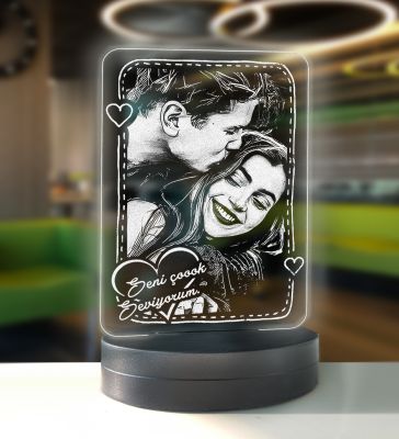 Sevgiliye Özel Hediye Led Gece Lambası